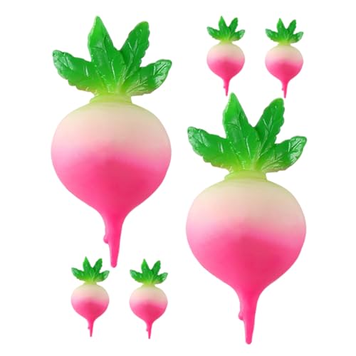Toyvian 6 Stück Simuliertes Gemüse Lebensechter Rettich Gefälscht Miniatur Stütze Modell Für Pflanzliche Lebensmittel Realistischer Rettich Party Künstlicher Rettich Harz Rosy Toyvian 6 Stück Simuliertes Gemüse Lebensechter Rettich Gefälscht Miniatur Stütze Modell Für Pflanzliche Lebensmittel Realistischer Rettich Party Künstlicher Rettich Harz Rosy von Toyvian
