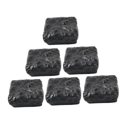 Toyvian 6 Stück Simuliertes stinkendes Tofu -Modell küchenspielzeug für küchenspielzeug zubehör Simulation Eier realistisches Spielfutter realistisches PVC Black Toyvian 6 Stück Simuliertes stinkendes Tofu -Modell küchenspielzeug für küchenspielzeug zubehör Simulation Eier realistisches Spielfutter realistisches PVC Black von Toyvian
