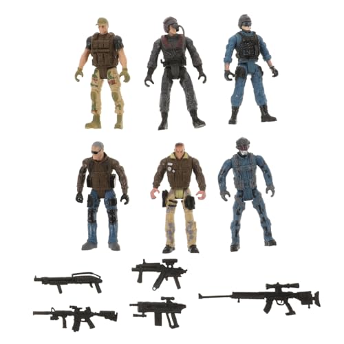 Toyvian 6 Stück Soldatenmodellspielzeug Soldaten Action Soldatenspielzeug für Jungen Armeemänner Actionfiguren kleine Actionfiguren Plastik von Toyvian