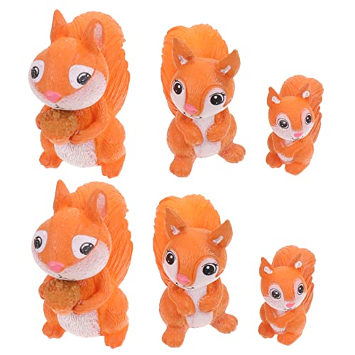 Toyvian 6 Stück Squirrel Figuren Niedliche Deko Statuen für Schreibtisch und Garten für Blumenbeete Puppenhäuser und Tischdekoration Toyvian 6 Stück Squirrel Figuren Niedliche Deko Statuen für Schreibtisch und Garten für Blumenbeete Puppenhäuser und Tischdekoration von Toyvian