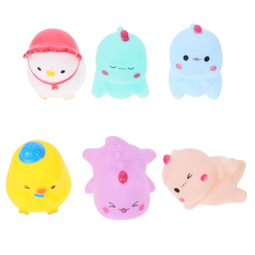 Toyvian 6 Stück Teiliges Badespielzeug aus Sicherem Vinyl mit Quietschenden Cartoon Tieren Bunte Badewannenspielzeuge für Kleinkinder und Schadstofffrei für Jungen und Mädchen Lernen Toyvian 6 Stück Teiliges Badespielzeug aus Sicherem Vinyl mit Quietschenden Cartoon Tieren Bunte Badewannenspielzeuge für Kleinkinder und Schadstofffrei für Jungen und Mädchen Lernen von Toyvian