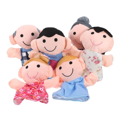 Toyvian 6 Stück Teiliges Familien Handpuppen Set aus Weichem Gestaltete Puppen für Kleinkinder und Geeignet für Theater Rollenspiele und Eltern Junge Mädchen Aktivitäten Toyvian 6 Stück Teiliges Familien Handpuppen Set aus Weichem Gestaltete Puppen für Kleinkinder und Geeignet für Theater Rollenspiele und Eltern Junge Mädchen Aktivitäten von Toyvian