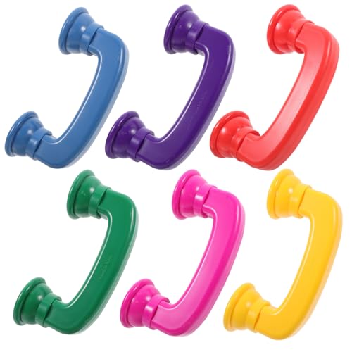 Toyvian 6 Stück Teiliges Farbenfrohe Whisper Phones Spielzeugtelefon für Frühe Lautbildungsförderung Leichtes Flüsterhörer Pädagogisches Kommunikationsspielzeug für Vorschulkinder Toyvian 6 Stück Teiliges Farbenfrohe Whisper Phones Spielzeugtelefon für Frühe Lautbildungsförderung Leichtes Flüsterhörer Pädagogisches Kommunikationsspielzeug für Vorschulkinder von Toyvian