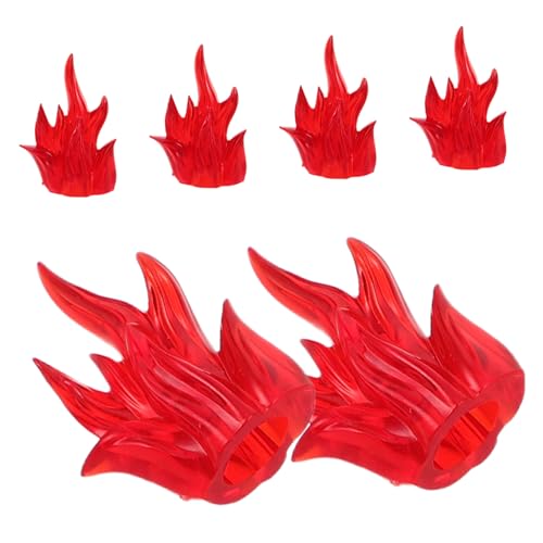 Toyvian 6 Stück Teiliges Feuer Actionfiguren für Kreative Bauklötze mit Flammeneffekten Spielzeuge für Halloween Dekoration und Fantasievolles Toyvian 6 Stück Teiliges Feuer Actionfiguren für Kreative Bauklötze mit Flammeneffekten Spielzeuge für Halloween Dekoration und Fantasievolles von Toyvian