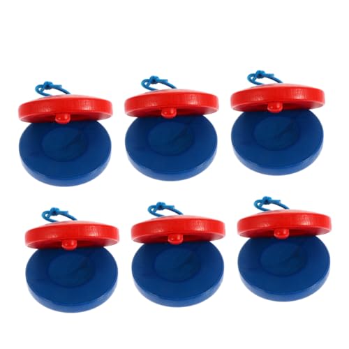 Toyvian 6 Stück Teiliges Holz Kastagnetten Orff Instrumente Musikalisches für Musikalische Früherziehung und Spielerisches Lernen Rot Blau Toyvian 6 Stück Teiliges Holz Kastagnetten Orff Instrumente Musikalisches für Musikalische Früherziehung und Spielerisches Lernen Rot Blau von Toyvian
