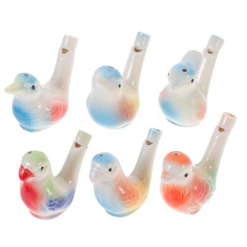 Toyvian 6 Stück Teiliges Keramik Wasservogel Pfeifenset für Musikalisches Lernspielzeug mit Klarem Vogelgesang Sichere und Handliche Trompeten als Geburtstags Toyvian 6 Stück Teiliges Keramik Wasservogel Pfeifenset für Musikalisches Lernspielzeug mit Klarem Vogelgesang Sichere und Handliche Trompeten als Geburtstags von Toyvian