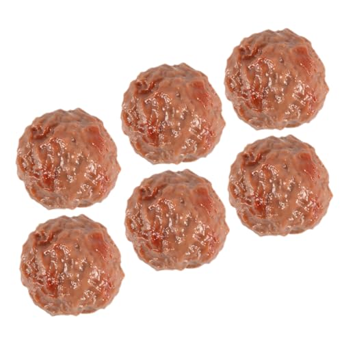 Toyvian 6 Stück Teiliges Lebensechte Künstliche Rindfleischbällchen Modell für Fotografie Dekoration Sicheres Material Wiederverwendbar für Lehrmaterialien und Kreative Requisiten Toyvian 6 Stück Teiliges Lebensechte Künstliche Rindfleischbällchen Modell für Fotografie Dekoration Sicheres Material Wiederverwendbar für Lehrmaterialien und Kreative Requisiten von Toyvian