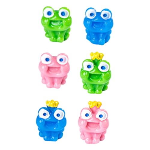 Toyvian 6 Stück Teiliges Mini Frosch Figuren aus Resin Miniatur Mini Frosch Dekoration für DIY Mikrolandschaften Puppenhäuser Aquarium Ornamente Bunte Kleine Tierfiguren Toyvian 6 Stück Teiliges Mini Frosch Figuren aus Resin Miniatur Mini Frosch Dekoration für DIY Mikrolandschaften Puppenhäuser Aquarium Ornamente Bunte Kleine Tierfiguren von Toyvian