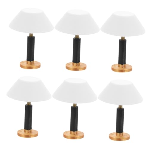 Toyvian 6 Stück Teiliges Miniatur Tischlampen aus Robustem Kunststoff Realistische Winzige Nachttischlampen für Puppenhaus Vielseitige DIY Dekoration für Mikro Landschaften und Toyvian 6 Stück Teiliges Miniatur Tischlampen aus Robustem Kunststoff Realistische Winzige Nachttischlampen für Puppenhaus Vielseitige DIY Dekoration für Mikro Landschaften und von Toyvian