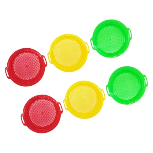 Toyvian 6 Stück Teiliges Sand Sieb für Robuste und Leichte Strand Sandfilter Vielseitig zum Graben und Entdecken Buntes Outdoor für Strand und Park Toyvian 6 Stück Teiliges Sand Sieb für Robuste und Leichte Strand Sandfilter Vielseitig zum Graben und Entdecken Buntes Outdoor für Strand und Park von Toyvian