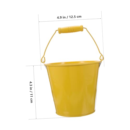 Toyvian 6 Stück Teiliges Strandspielzeug Kleine Eimer Farbige Sandspielzeuge für Kindergarten Leichte Wassereimer für Sandburgen und Outdoor Spielspaß Zufällige Farbe von Toyvian