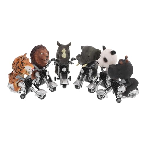 Toyvian 6 Stück Teiliges Tier Rückziehauto Set mit Dinosaurier Motorrädern Reibungsbetriebene Traktionsspielzeuge für Jungen und Mädchen Langlebig Detailgetreu Spielerisch Lernspaß für Toyvian 6 Stück Teiliges Tier Rückziehauto Set mit Dinosaurier Motorrädern Reibungsbetriebene Traktionsspielzeuge für Jungen und Mädchen Langlebig Detailgetreu Spielerisch Lernspaß für von Toyvian