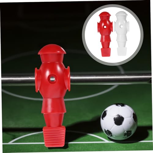 Toyvian 6 Stück Tischfußball Figuren Ersatzteile aus Strapazierfähigem PP und Harz Leichte Standardgroße Fußballspieler für Tischkicker Rot und Weiß Einfach zu Montieren und Langlebig Toyvian 6 Stück Tischfußball Figuren Ersatzteile aus Strapazierfähigem PP und Harz Leichte Standardgroße Fußballspieler für Tischkicker Rot und Weiß Einfach zu Montieren und Langlebig von Toyvian