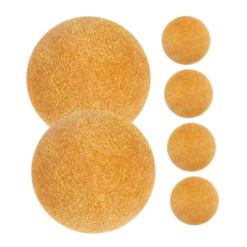 Toyvian Tischfußball 6er-Pack 36 Mm Mini-fußball Für Jungen Und Mädchen Tischfußballspiel Spielzeug von Toyvian