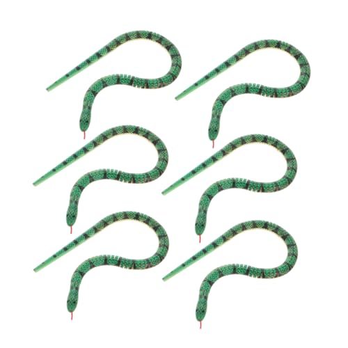 Toyvian 6 Stück Tricky Snake B Ornament Dekoration Das Tier Tiere Wackelschlangen Biegsame Schlange Schlangenthema Geburtstag Unbemaltes Schlangenmodell Schlangenholz Toyvian 6 Stück Tricky Snake B Ornament Dekoration Das Tier Tiere Wackelschlangen Biegsame Schlange Schlangenthema Geburtstag Unbemaltes Schlangenmodell Schlangenholz von Toyvian