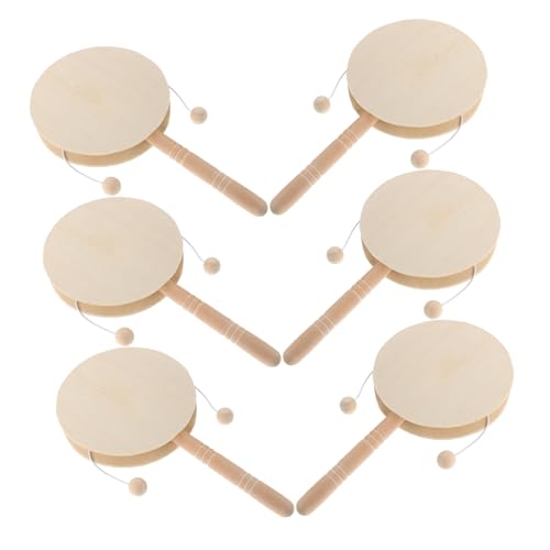 Toyvian 6 Stück Unbemalte Leere Holzpercussion für Kreative Bastelprojekte Fördert die Fantasie und Künstlerische Fähigkeiten Toyvian 6 Stück Unbemalte Leere Holzpercussion für Kreative Bastelprojekte Fördert die Fantasie und Künstlerische Fähigkeiten von Toyvian
