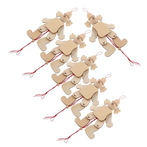 Toyvian 6 Stück Unfertige Holzpuppen für DIY Projekte Interaktives Hand Augen Koordination für Familienfeiern und Kreative Aktivitäten Toyvian 6 Stück Unfertige Holzpuppen für DIY Projekte Interaktives Hand Augen Koordination für Familienfeiern und Kreative Aktivitäten von Toyvian