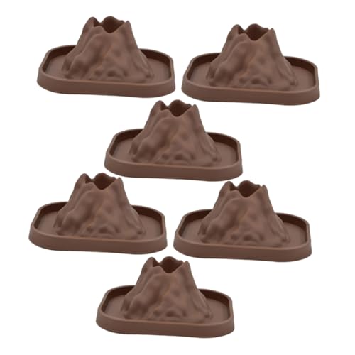 Toyvian 6 Stück Vulkanformschale Modell eines ausbrechenden Vulkans Vulkan-Bausatz Vulkan Figur vulkanausbruch naturkatastrophen DIY-Vulkan Experimente zu Vulkanausbrüchen Plastik Coffee Toyvian 6 Stück Vulkanformschale Modell eines ausbrechenden Vulkans Vulkan-Bausatz Vulkan Figur vulkanausbruch naturkatastrophen DIY-Vulkan Experimente zu Vulkanausbrüchen Plastik Coffee von Toyvian