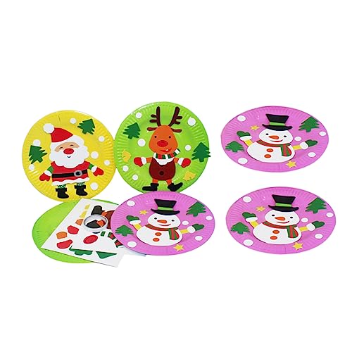 Toyvian 6 Stück Weihnachts Pappteller Weihnachtsaufkleber Kinderteller Aufkleber Für Weihnachtsbasteln Kinderspielzeug Weihnachtskunst Und Handwerk Für Pappteller Toyvian 6 Stück Weihnachts Pappteller Weihnachtsaufkleber Kinderteller Aufkleber Für Weihnachtsbasteln Kinderspielzeug Weihnachtskunst Und Handwerk Für Pappteller von Toyvian