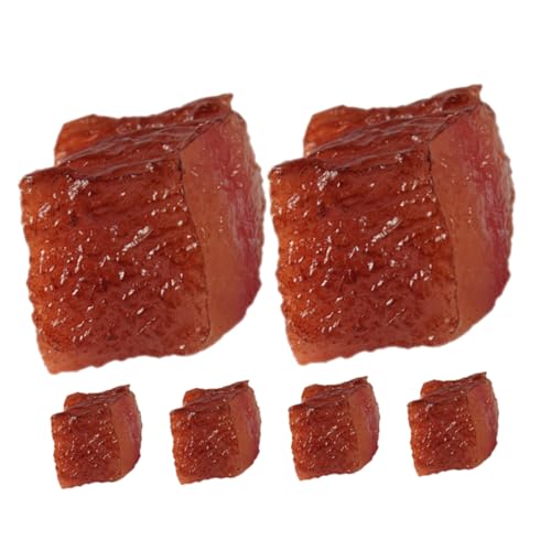 Toyvian 6 Stück aussehendes falsches Fleisch spaß Kitchen wohnraumdeko Fleischmodell Lustiges und lebensechtes Modell gefälschte Lebensmittel Fake-Fleisch-Modell Küchendekoration PVC Toyvian 6 Stück aussehendes falsches Fleisch spaß Kitchen wohnraumdeko Fleischmodell Lustiges und lebensechtes Modell gefälschte Lebensmittel Fake-Fleisch-Modell Küchendekoration PVC von Toyvian