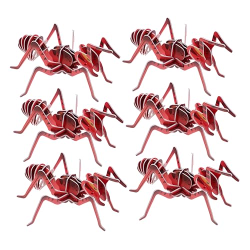 Toyvian 6 Stück für wissenschaftliche Experimente Ameisenrätsel Karton Ameisenfiguren Vorschulstammspielzeug Insektenhandwerk Vorschul-Wissenschafts-Kit Insektenmodell Papier rot Toyvian 6 Stück für wissenschaftliche Experimente Ameisenrätsel Karton Ameisenfiguren Vorschulstammspielzeug Insektenhandwerk Vorschul-Wissenschafts-Kit Insektenmodell Papier rot von Toyvian