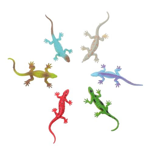 Toyvian 6stücke Realistische Simulierte Eidechsen Spielzeug Künstliche Lizard Figuren Für Dekoration Und Pädagogisches Spielzeug Für Garten Und Schulprojekte von Toyvian