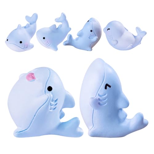 Toyvian 6 Stück -hai-wal-Puppe Tiere Mini-tierfiguren Walhai Hai- Kleine Tierfiguren Meerestierfiguren Spielzeugtiere Kleine Figuren Hai-Figur Sky-Blue Harz Toyvian 6 Stück -hai-wal-Puppe Tiere Mini-tierfiguren Walhai Hai- Kleine Tierfiguren Meerestierfiguren Spielzeugtiere Kleine Figuren Hai-Figur Sky-Blue Harz von Toyvian