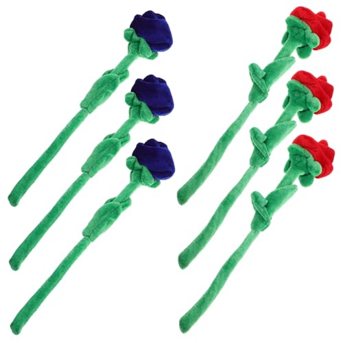 Toyvian 6 Stücke Plüsch Mädchen Kuscheltiere Für Gefälschte Blumen Künstliche Blumen Künstliche Für Riesigen Stofftier Plushflowers Kurze Plüsch von Toyvian