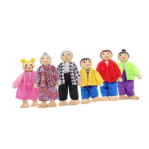 Toyvian 6 Teiliges Puppenfamilien Set Miniatur Figuren Für Puppenhaus Dekoration DIY Familie Mit 6 Personen Kinderspielzeug Für Kreative Gestaltung Toyvian 6 Teiliges Puppenfamilien Set Miniatur Figuren Für Puppenhaus Dekoration DIY Familie Mit 6 Personen Kinderspielzeug Für Kreative Gestaltung von Toyvian