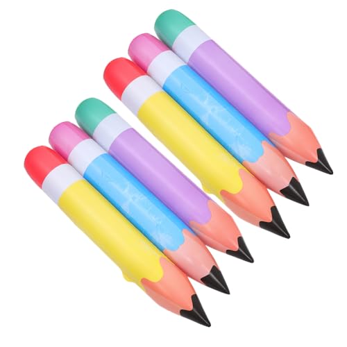 Toyvian 6 aufblasbare Bleistiftballons: Riesiger aufblasbarer Bleistift – aufblasbare PVC-Dekoration für Geburtstagsfeiern im Klassenzimmer, Schulanfang, Abschlussfeiern Toyvian 6 aufblasbare Bleistiftballons: Riesiger aufblasbarer Bleistift – aufblasbare PVC-Dekoration für Geburtstagsfeiern im Klassenzimmer, Schulanfang, Abschlussfeiern von Toyvian