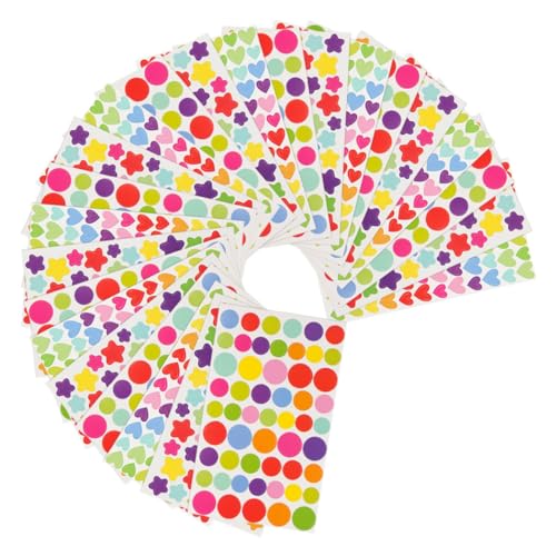Toyvian 60 Blatt Farbige Aufkleberpunkte Dekorative Punktaufkleber Aufkleber Beschriftungen Punktaufkleber Klein Farbige Aufkleber Selber Machen Colorful Selbstklebendes Papier Toyvian 60 Blatt Farbige Aufkleberpunkte Dekorative Punktaufkleber Aufkleber Beschriftungen Punktaufkleber Klein Farbige Aufkleber Selber Machen Colorful Selbstklebendes Papier von Toyvian