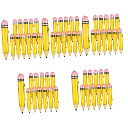 Toyvian 60 Stück Aufblasbares Bleistiftspielzeug Großes Bleistiftspielzeug Bleistiftdekorationen Für Das Klassenzimmer Aufblasbare Spielzeuge Bleistiftdekorationen Für Partys von Toyvian
