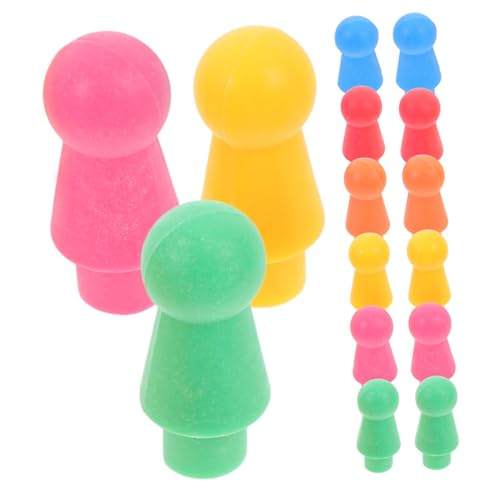 Toyvian 60 Teiliges Damespiel Benutzerdefinierte Fliegendes Schach Flugschach Kognitives Schachspielzeug Plastikschach Plastikpfandschach Unterhaltungsschachspielzeug von Toyvian