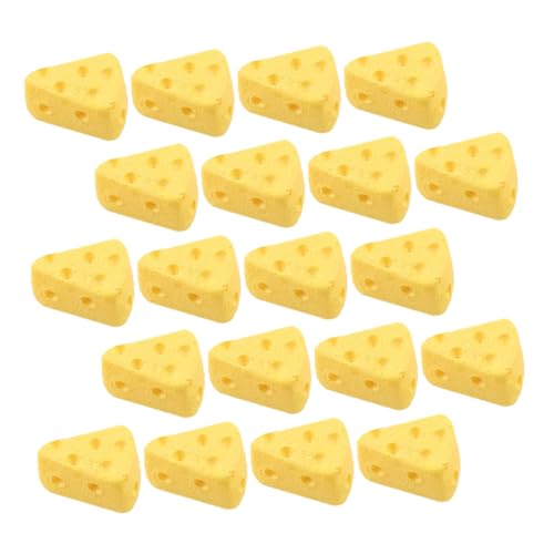 Toyvian 60st Simulierter Käse Modische Röhrenoberteile Retro-Container Handgefertigte Materialdekoration Gefälschte Kuchen Verpackungseimerbehälter Dreieck Dekoration Yellow Plastik Toyvian 60st Simulierter Käse Modische Röhrenoberteile Retro-Container Handgefertigte Materialdekoration Gefälschte Kuchen Verpackungseimerbehälter Dreieck Dekoration Yellow Plastik von Toyvian