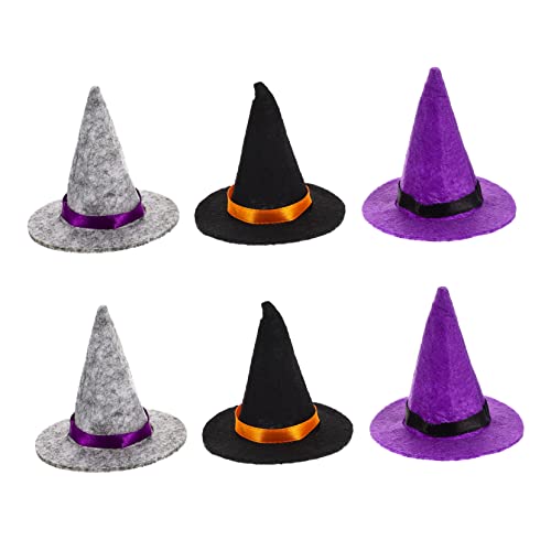 Toyvian 6St Halloween Weinflaschen set Weinflaschenabdeckung Halloween-Party-Hexenhut halloween kleidung halloween costumes dekorative Halloween-Dekoration Kleines Weindekor Filzstoff Toyvian 6St Halloween Weinflaschen set Weinflaschenabdeckung Halloween-Party-Hexenhut halloween kleidung halloween costumes dekorative Halloween-Dekoration Kleines Weindekor Filzstoff von Toyvian