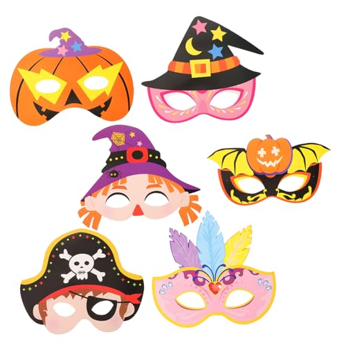 Toyvian 6St Maske Gastgeschenke für Piratenmottopartys Gesicht Männer maskieren Halloween- halloween costume halloween kleidung children mask Partyzubehör Cosplay -Requisiten Papier Toyvian 6St Maske Gastgeschenke für Piratenmottopartys Gesicht Männer maskieren Halloween- halloween costume halloween kleidung children mask Partyzubehör Cosplay -Requisiten Papier von Toyvian