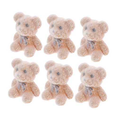Toyvian 6St Mini-Bärpuppe taufgeschenke Party Dekoration Dekorative Figuren Geburtstagsdeko Kuscheltier kleine Puppen Plüschbären-Kollektion tierische Dekorationen PVC Light Brown Toyvian 6St Mini-Bärpuppe taufgeschenke Party Dekoration Dekorative Figuren Geburtstagsdeko Kuscheltier kleine Puppen Plüschbären-Kollektion tierische Dekorationen PVC Light Brown von Toyvian