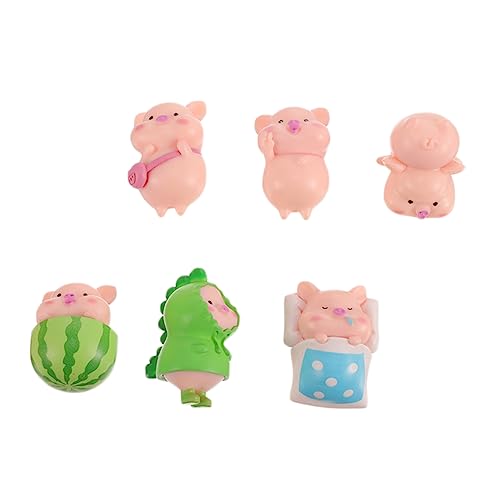 Toyvian 6St Piggy Mikrolandschaft Plüsch tragen Frösche Tiere Frosch Ente Miniature Pig Decoration Piggy doll Toy Miniature Piggy Figurine Handwerkliches Mikrolandschaftsdekor PVC Toyvian 6St Piggy Mikrolandschaft Plüsch tragen Frösche Tiere Frosch Ente Miniature Pig Decoration Piggy doll Toy Miniature Piggy Figurine Handwerkliches Mikrolandschaftsdekor PVC von Toyvian