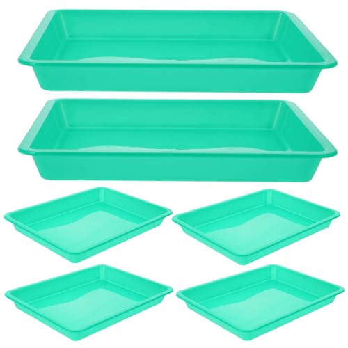 Toyvian 6St Puzzle-Tablett Spielzeugaufbewahrung Lagerplatz Korb Puzzle Box aufbewahrungsbehälter Puzzle- -Sortiertabletts Puzzle-Organisationsteller pp Green Toyvian 6St Puzzle-Tablett Spielzeugaufbewahrung Lagerplatz Korb Puzzle Box aufbewahrungsbehälter Puzzle- -Sortiertabletts Puzzle-Organisationsteller pp Green von Toyvian