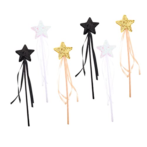Toyvian 6St Zauberstab aus Pailletten fairy wand für spielsachen toys Feenfiguren Kostüm Hexenstab -Fee-Sticks- Stoff Toyvian 6St Zauberstab aus Pailletten fairy wand für spielsachen toys Feenfiguren Kostüm Hexenstab -Fee-Sticks- Stoff von Toyvian