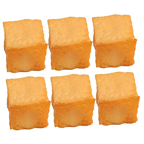 Toyvian 6 Stück Kompakte Gefälschte Fisch-tofu-lebensmittelmodelle Dekoratives Küchenzubehör Aus PVC Für Zuhause Toyvian 6 Stück Kompakte Gefälschte Fisch-tofu-lebensmittelmodelle Dekoratives Küchenzubehör Aus PVC Für Zuhause von Toyvian