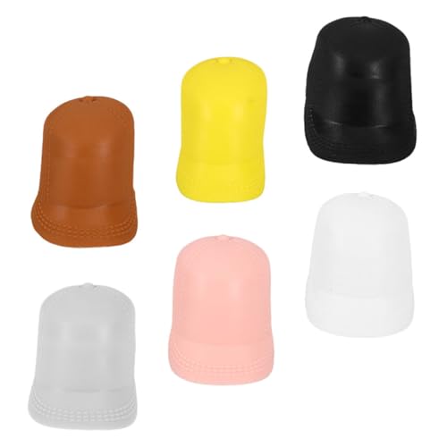 Toyvian 6er-Pack Miniatur-schirmmützen-spielzeuge – 27 9 cm Puppenzubehör Dekorative Hüte Zum Basteln Realistische Puppen-sonnenhüte Tragbare Foto-Requisiten Toyvian 6er-Pack Miniatur-schirmmützen-spielzeuge – 27 9 cm Puppenzubehör Dekorative Hüte Zum Basteln Realistische Puppen-sonnenhüte Tragbare Foto-Requisiten von Toyvian