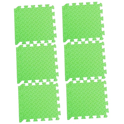 Toyvian 6Stücke Eva Puzzlematten Dicke Blätterstruktur Spielmatte für Umweltfreundliche Schaumstofffliesen für Wohnräume Sichere und Gepolsterte Oberfläche Grün Toyvian 6Stücke Eva Puzzlematten Dicke Blätterstruktur Spielmatte für Umweltfreundliche Schaumstofffliesen für Wohnräume Sichere und Gepolsterte Oberfläche Grün von Toyvian