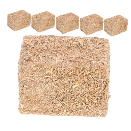 Toyvian 6Stücke Heuballen Realistische Deko Figuren für Puppenhaus und Miniaturlandschaften Farm Requisiten für DIY Projekte und Kreative Dekorationen Toyvian 6Stücke Heuballen Realistische Deko Figuren für Puppenhaus und Miniaturlandschaften Farm Requisiten für DIY Projekte und Kreative Dekorationen von Toyvian