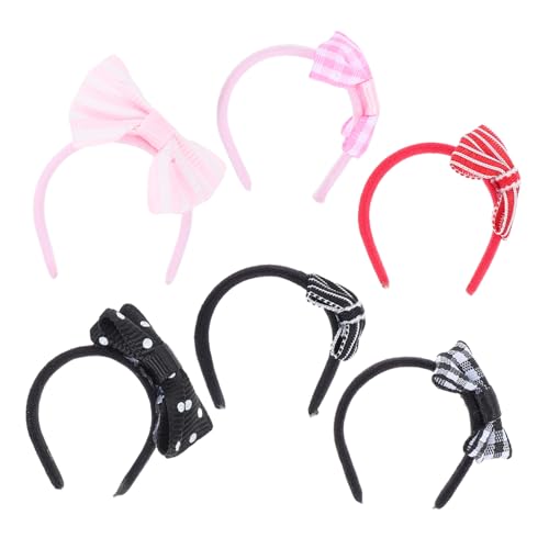 Toyvian 6Stücke Mini Stirnbänder mit Schleife Puppenhaus Zubehör für Kreative DIY Haarschmuck für Puppen Outfits und Ausstellungen Langlebig und Vielseitig Einsetzbar Toyvian 6Stücke Mini Stirnbänder mit Schleife Puppenhaus Zubehör für Kreative DIY Haarschmuck für Puppen Outfits und Ausstellungen Langlebig und Vielseitig Einsetzbar von Toyvian