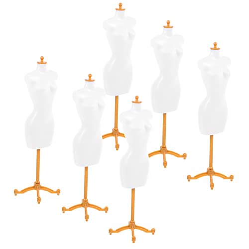 Toyvian 6Stücke Teiliges Puppen Mannequin für Puppenkleidung Stabile Kleiderständer für DIY Puppenhaus Deko aus Hochwertigem Material zum Ausstellen von Kleidern und Accessoires Toyvian 6Stücke Teiliges Puppen Mannequin für Puppenkleidung Stabile Kleiderständer für DIY Puppenhaus Deko aus Hochwertigem Material zum Ausstellen von Kleidern und Accessoires von Toyvian