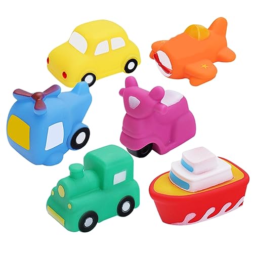 Toyvian 6Stücke Teiliges Squeeze Badspielzeug Entzückendes und Langlebiges Badezimmer Duschspielzeug für Sicheres und Badevergnügen von Toyvian