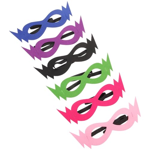 Toyvian 6stücke Teiliges -masken Für Halloween Kostümparty Bunte Filzmaske Für Verkleidungen Und Rollenspiele Toyvian 6stücke Teiliges -masken Für Halloween Kostümparty Bunte Filzmaske Für Verkleidungen Und Rollenspiele von Toyvian