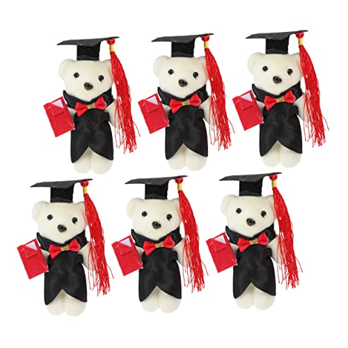 Toyvian 6st Dr. Bär Puppe Schlüsselanhänger Desktop-Dekoration Plüschspielzeug Buchstaben Puppenstrauß Abschluss Gefüllte Puppe Dekoration Schlüsselanhänger Ornamente Black Stoff Toyvian 6st Dr. Bär Puppe Schlüsselanhänger Desktop-Dekoration Plüschspielzeug Buchstaben Puppenstrauß Abschluss Gefüllte Puppe Dekoration Schlüsselanhänger Ornamente Black Stoff von Toyvian