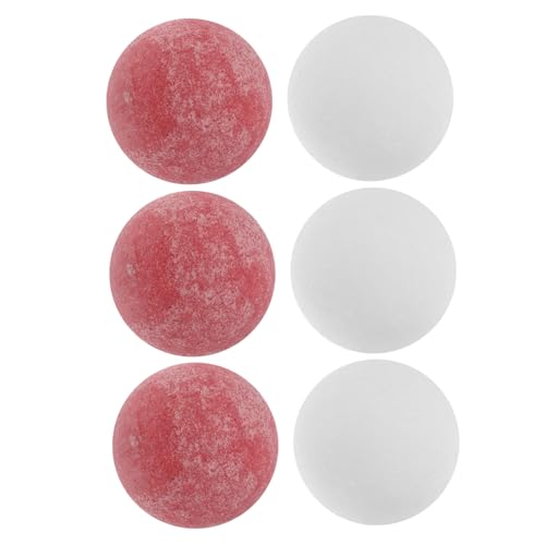 Toyvian 6st Ersatzball Für Tischfußball Kinderfußball Kleiner Fußball Fußball Gefrosteter Fußball Teile Fußball Billardteile Zubehör Für Fußballmaschinen Tischfussball Kicker Fußball Harz von Toyvian